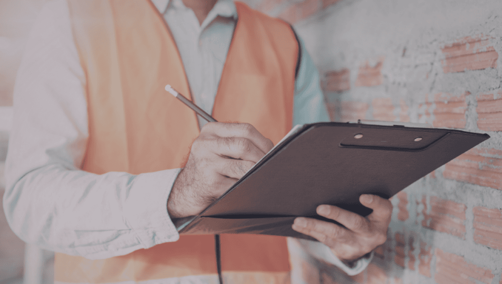 Safety inspection reports and incident documents representing manual safety management