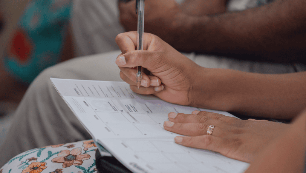 Work hour records and timesheets illustrating traditional time tracking processes